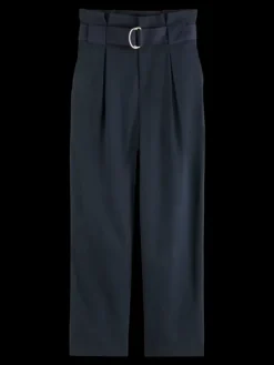 Daisy High Rise Straight Leg Paper Bag Pant