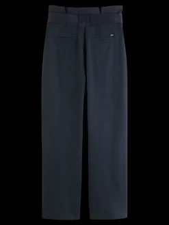 Daisy High Rise Straight Leg Paper Bag Pant