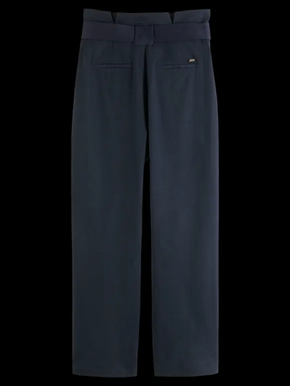 Daisy High Rise Straight Leg Paper Bag Pant