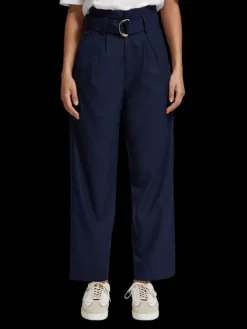 Daisy High Rise Straight Leg Paperbag Trousers
