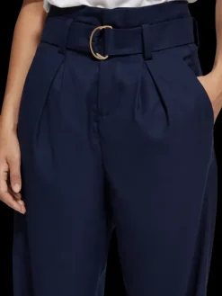 Daisy High Rise Straight Leg Paperbag Trousers