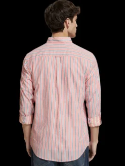 Dobby Striped Button Down Shirt