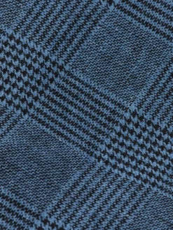 Double-Breasted Check Blazer