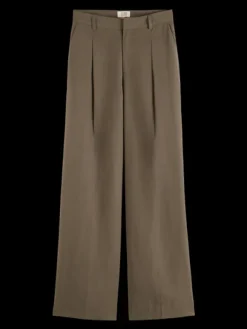 Drapey Mid-Rise Wide Leg Pant