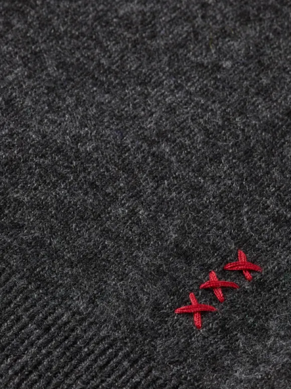 Dropped Shoulder Basic Mock Neck Pullover