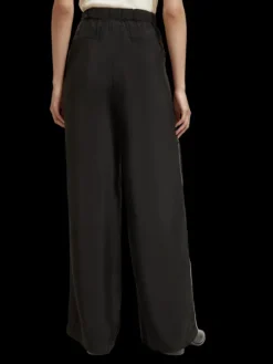 Eleni High Rise Wide Leg Embroidered Pant