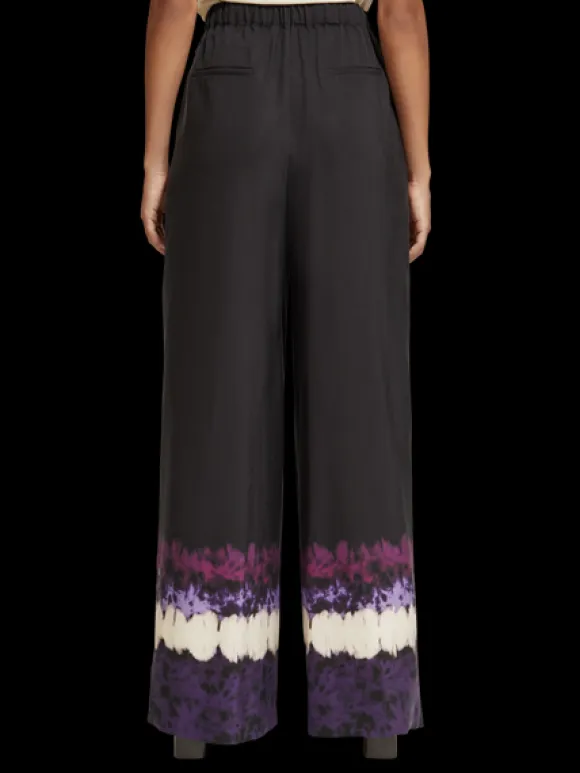 Eleni High Rise Wide Leg Printed Pyjama Pant