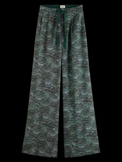 Eleni High-Rise Wide Leg Pyjama Pant