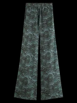 Eleni High-Rise Wide Leg Pyjama Pant