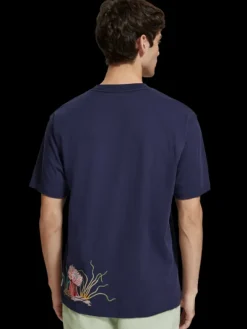 Embroidered Coral T-Shirt