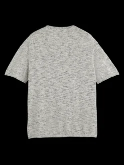 Embroidered Knit T-Shirt