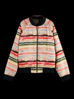 Embroidered Reversible Bomber Jacket