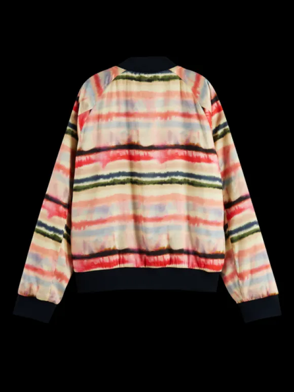 Embroidered Reversible Bomber Jacket