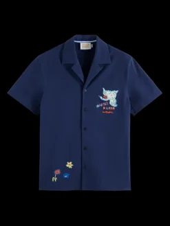 Embroidered Swan Shirt