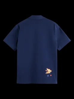 Embroidered Swan Shirt