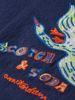 Embroidered Swan Shirt
