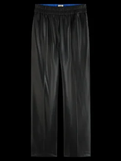 Faux Leather Jogger
