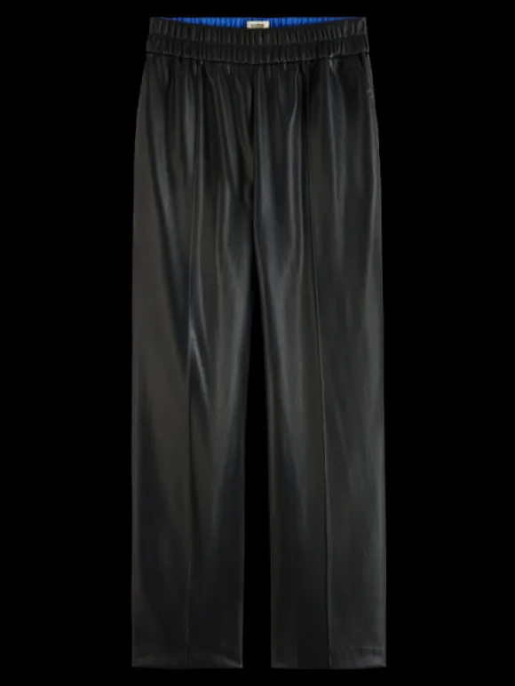 Faux Leather Jogger