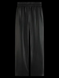 Faux Leather Jogger