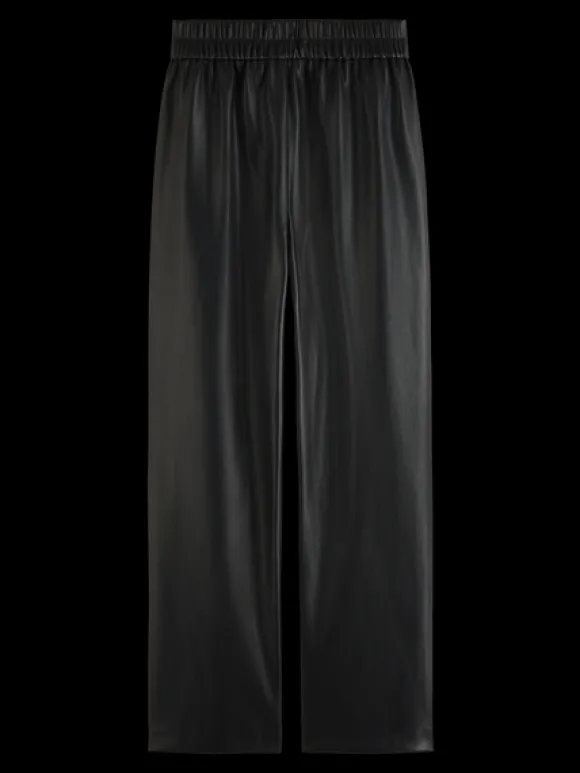 Faux Leather Jogger