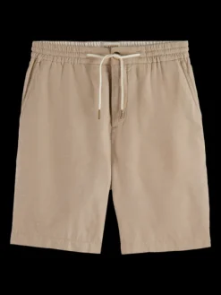 Fave Cotton-Linen Twill Bermuda Shorts