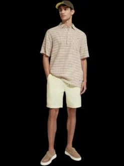 Fave Cotton-Linen Twill Bermuda