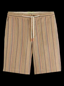 Fave Multi-Colored Striped Bermuda Shorts
