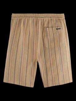 Fave Multi-Colored Striped Bermuda Shorts