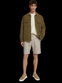 Fave Striped Bermuda Shorts