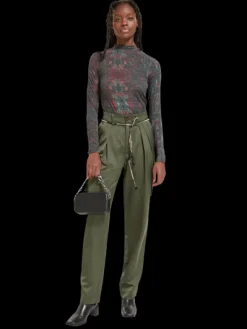 Faye High Rise Relaxed Tapered Leg Paper Bag Utility Pant
