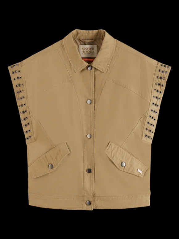 Festival Jacket With Eyelets