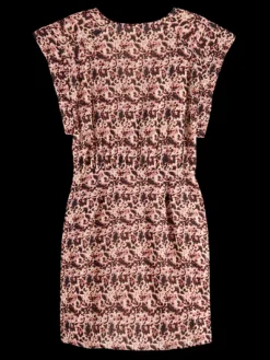Floral Mini Wrap Dress