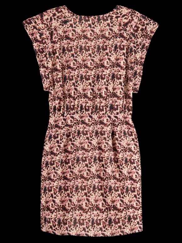 Floral Mini Wrap Dress