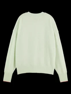 Fuzzy Crew Neck Pullover
