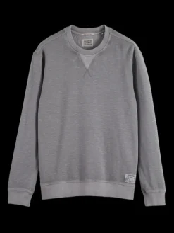 Garment Dye Structured Sweatshirt