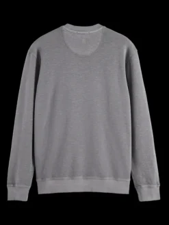 Garment Dye Structured Sweatshirt