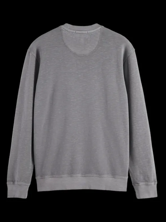 Garment Dye Structured Sweatshirt
