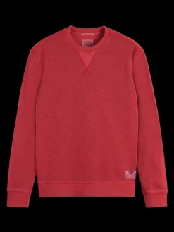 Garment Dye Structured Sweatshirt