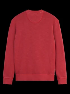 Garment Dye Structured Sweatshirt