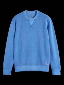Garment Dye Structured Sweatshirt
