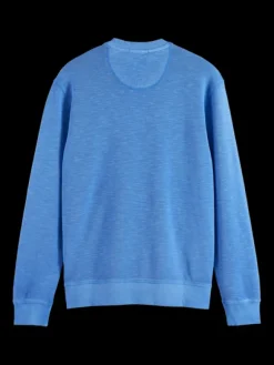 Garment Dye Structured Sweatshirt