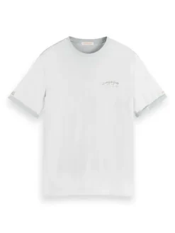 Garment-Dyed Embroidered Logo T-Shirt
