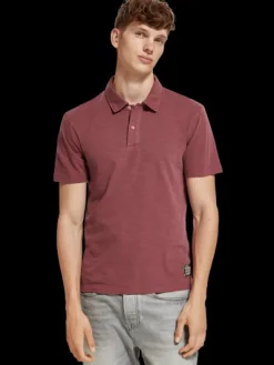 Garment-Dyed Jersey Polo
