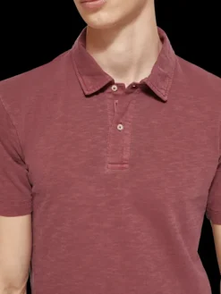 Garment-Dyed Jersey Polo