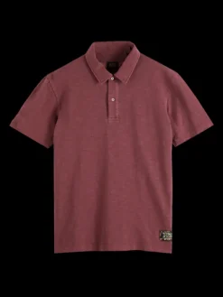 Garment-Dyed Jersey Polo