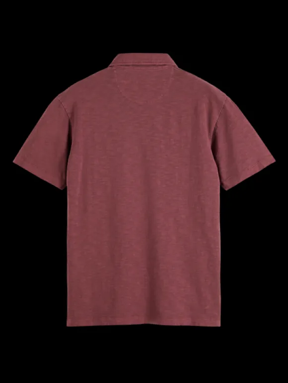 Garment-Dyed Jersey Polo