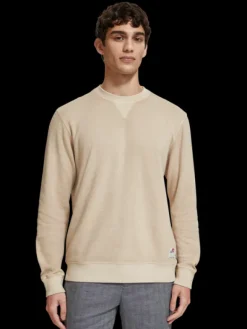Garment-Dyed Structured Sweatshirt