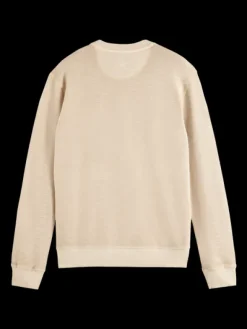 Garment-Dyed Structured Sweatshirt
