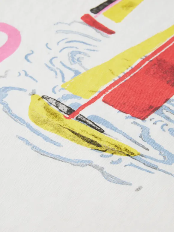 Go With The Flow Printed T-Shirt