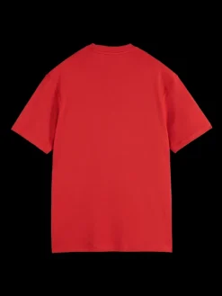 Guitar Embroidered Pocket T-Shirt